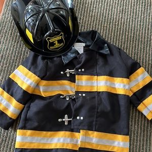 Pottery Barn Kids Fireman Costume 2T